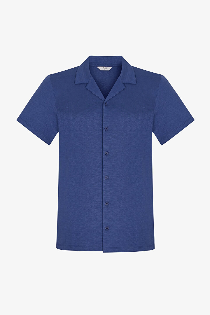 Erkek Renkli Tide Lounge Gömlek Pijama Takımı - 2