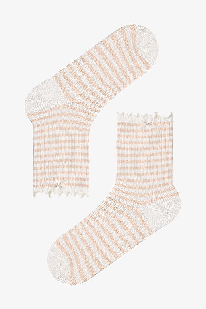 Apg Frill Stripe 2'li Soket Çorap - 2