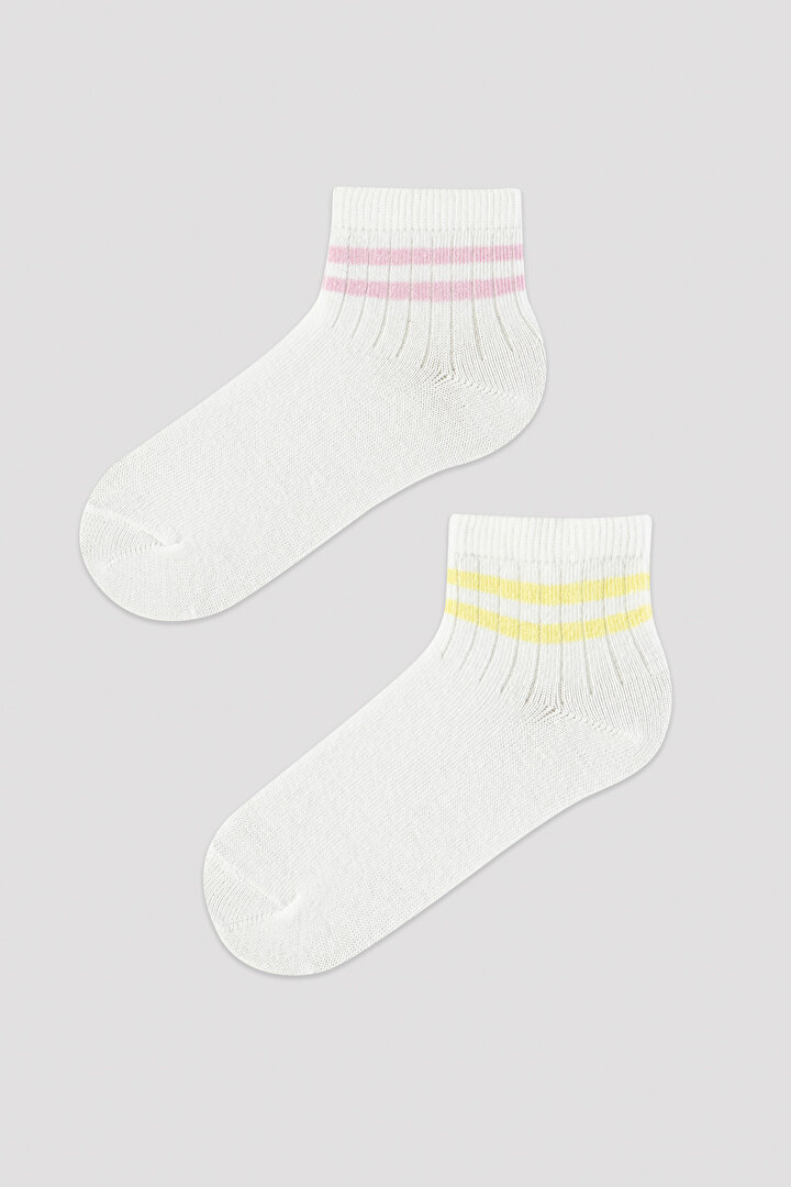 Girls Lightish 2in1 Liner Socks - 1