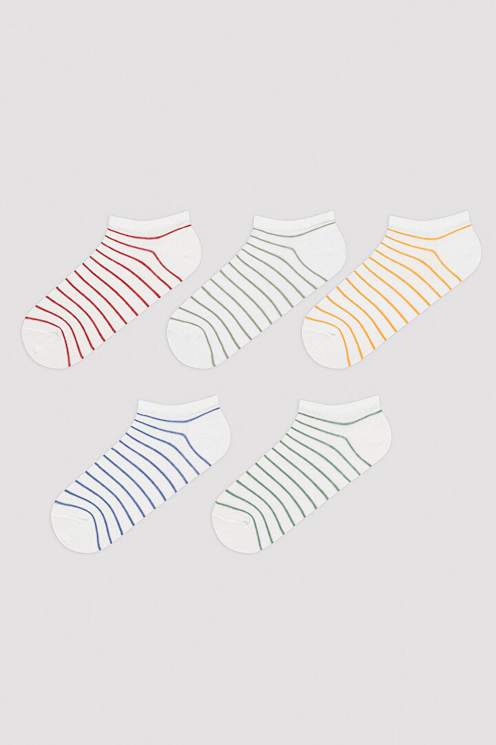 Colored Line 5in1 Liner Socks - 1