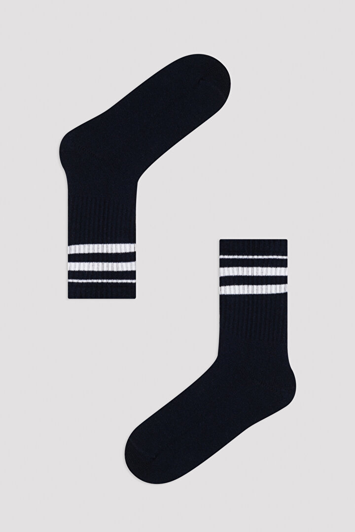 Multi Colour Boys B.Dark Basic Striped 3in1 Soket Socks - 2