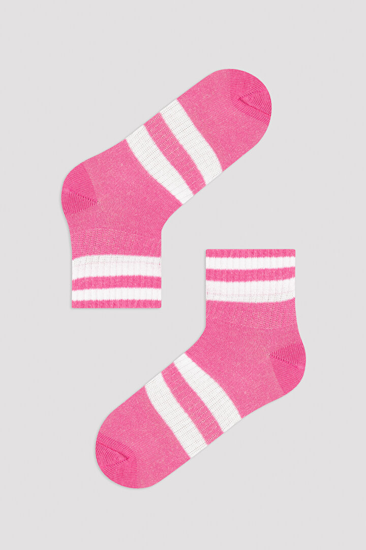 Kız Çocuk Mommy Stripe 3Lü Soket Çorap - 2