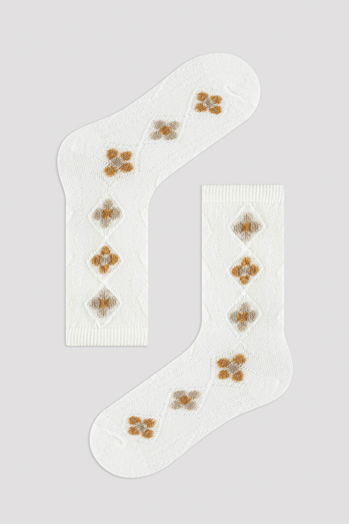 Marshmellow Girls Spring 2in1 Soket Socks - 2