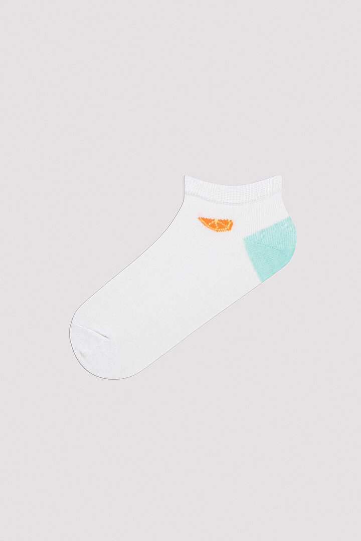 Orange Stripe 3in1 Liner Socks - 2