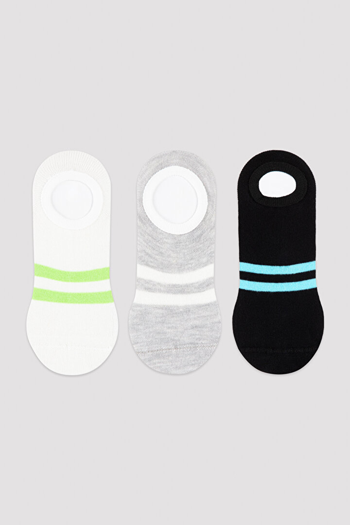 Multi Colored Light Stripe 3In1 Suba Socks - 1
