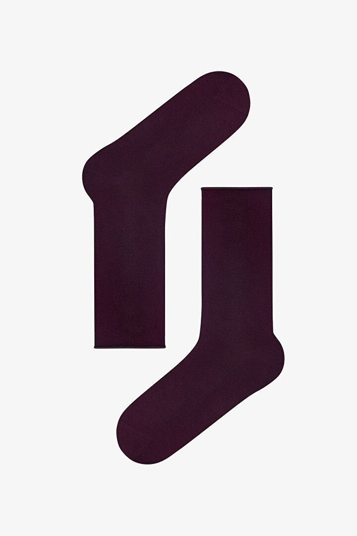 Mor High Comfort Soket Çorap - 1