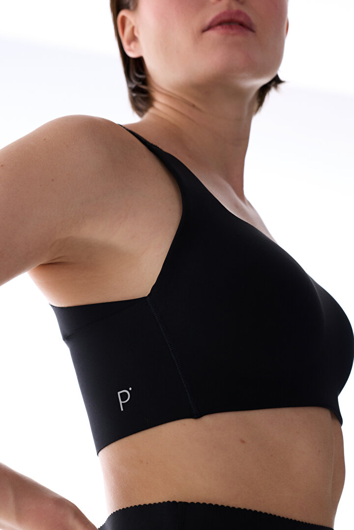 Siyah Cross Back Spor Sütyeni - 2