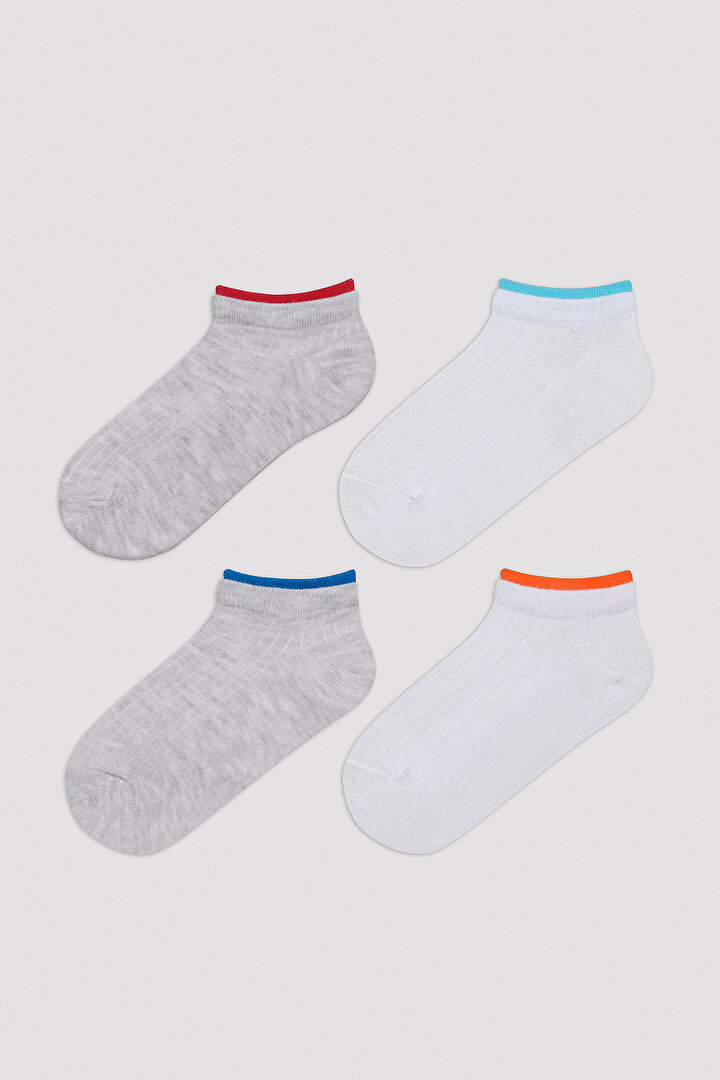 Boys Thin Stripes 4in1 Liner Socks - 1