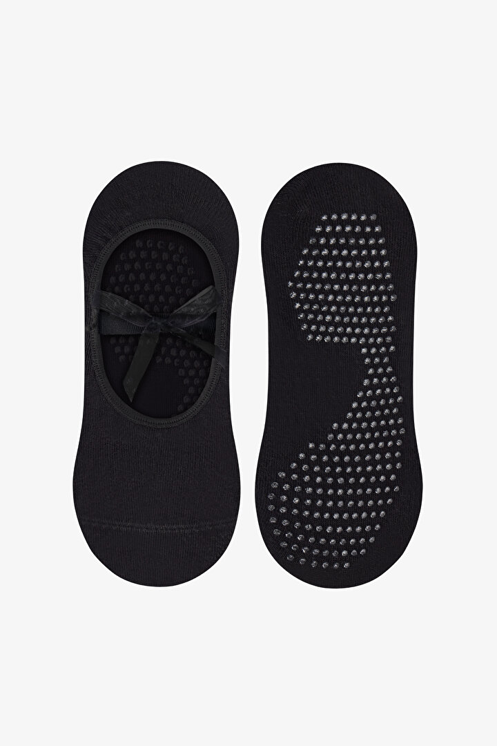 Active Bow Detail Ballet Liner Socks - 1