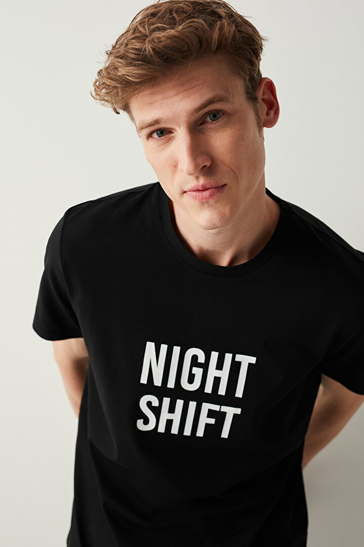 Night Shift Şort Pijama Takımı - 2