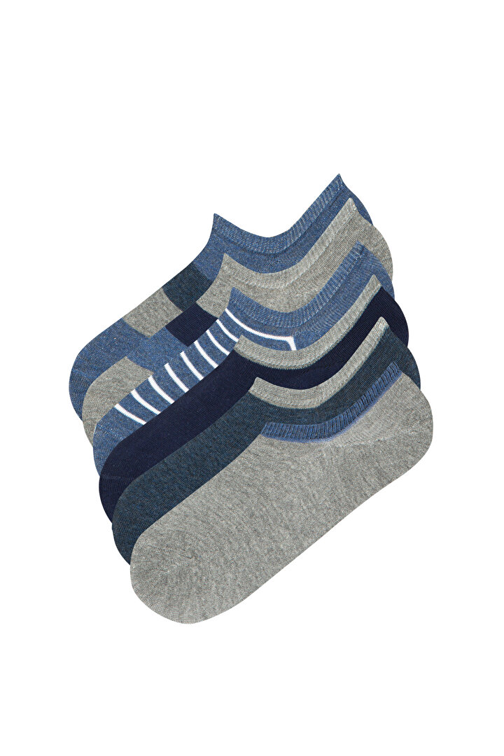 Boy Fit Bold Line 6In1 Sneaker Footsies - 1