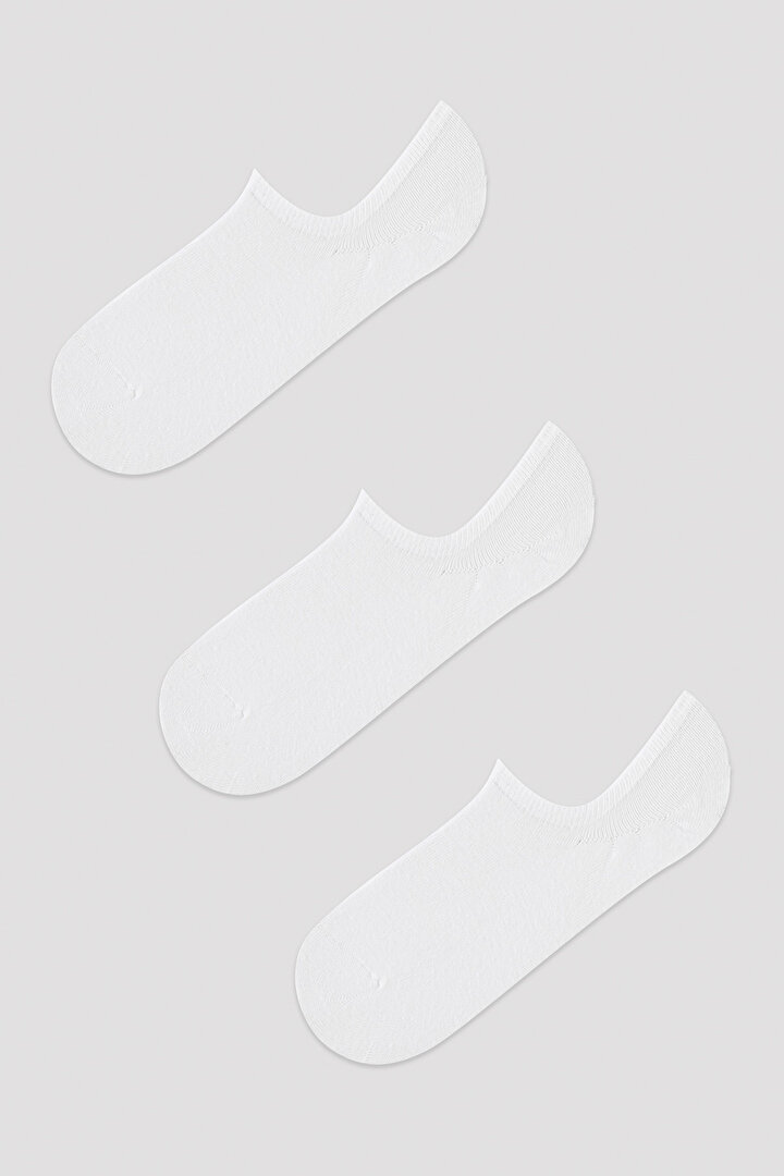 Erkek Super Fit 3lü Beyaz Suba Çorap - 1