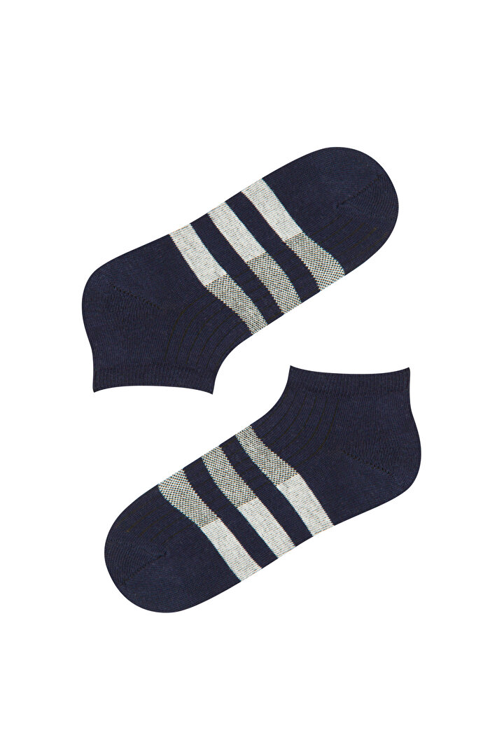 Erkek Çocuk Stripe 2Li Patik Çorap - 2