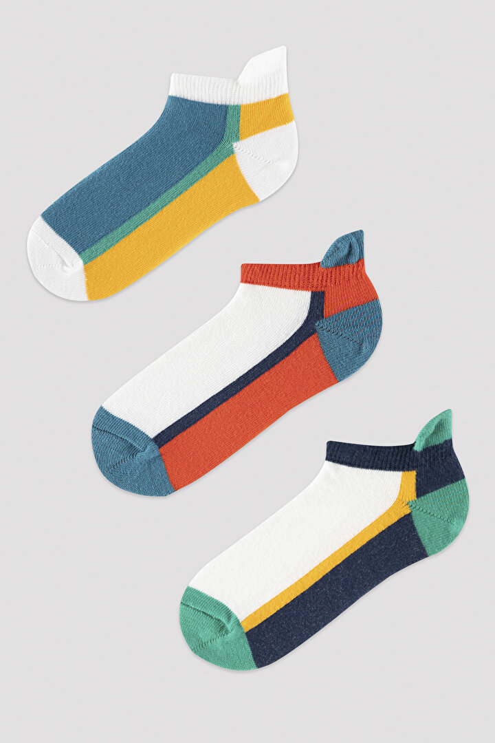 Boys Trainer 3in1 Liner Socks - 1