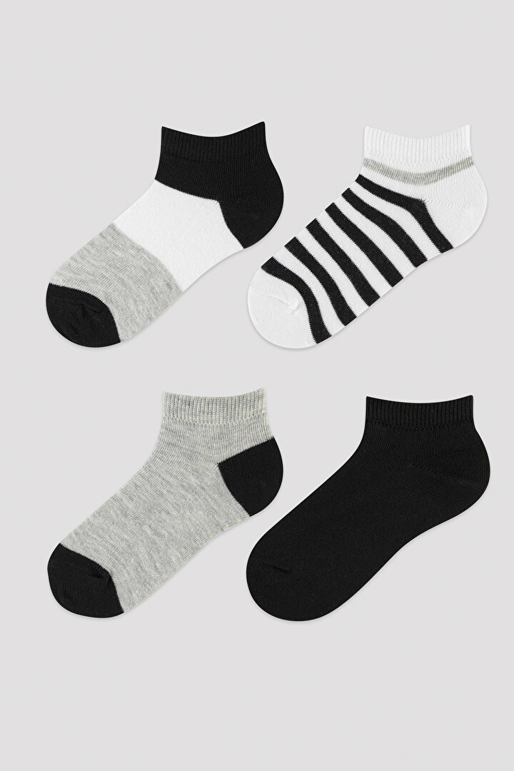 Grey Boys 4in1 Liner Socks - 1