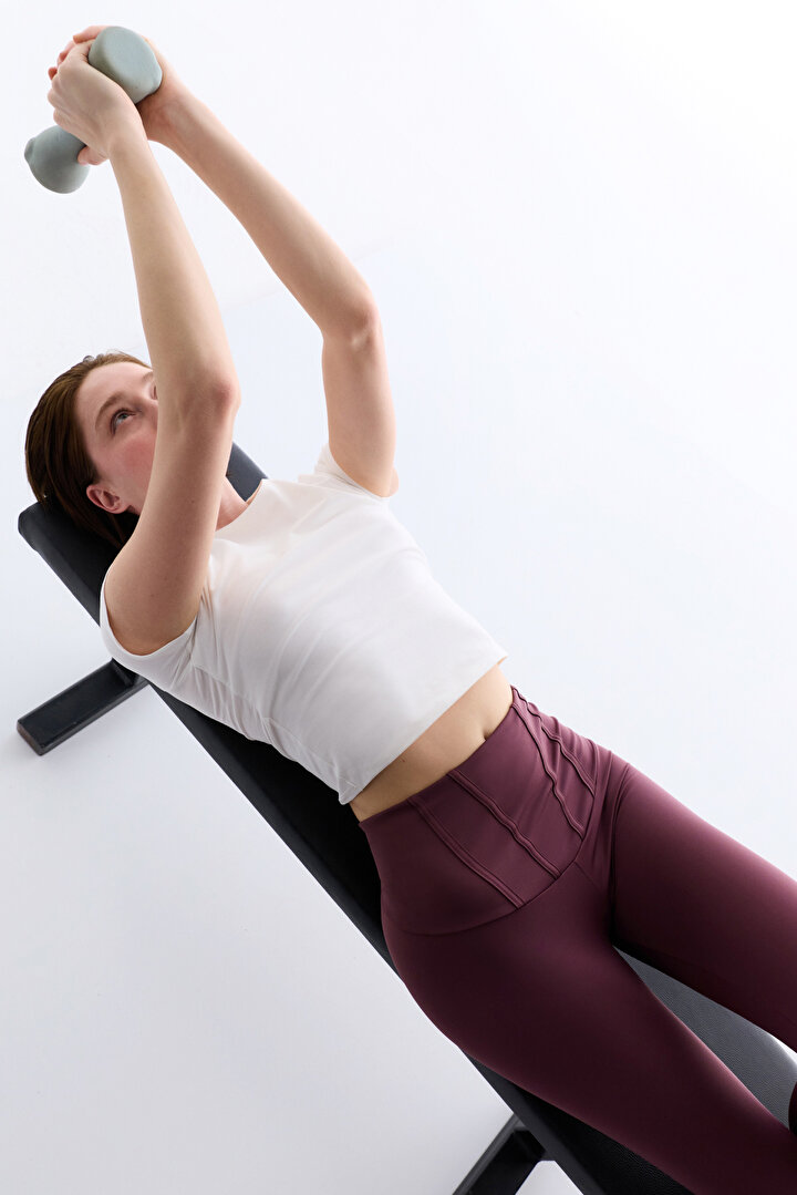 Bordo Corset Effect Tayt - 2