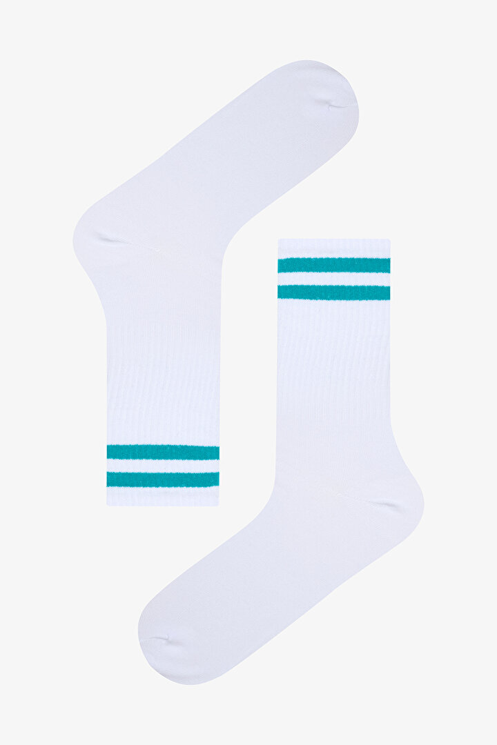 Erkek Double Line 3in1 Multi Colour Socket Socks - 2