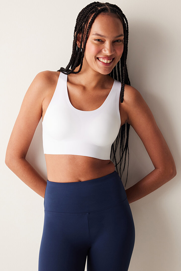 Zero Feel White Sports Bra - 2