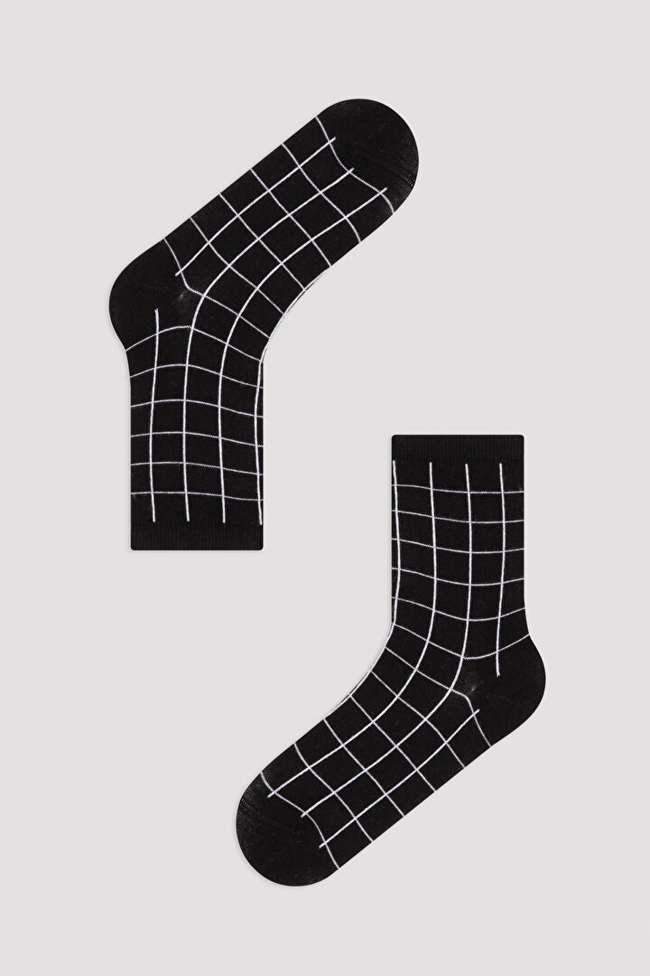 Pop Up Black White 5in1 Socks - 2