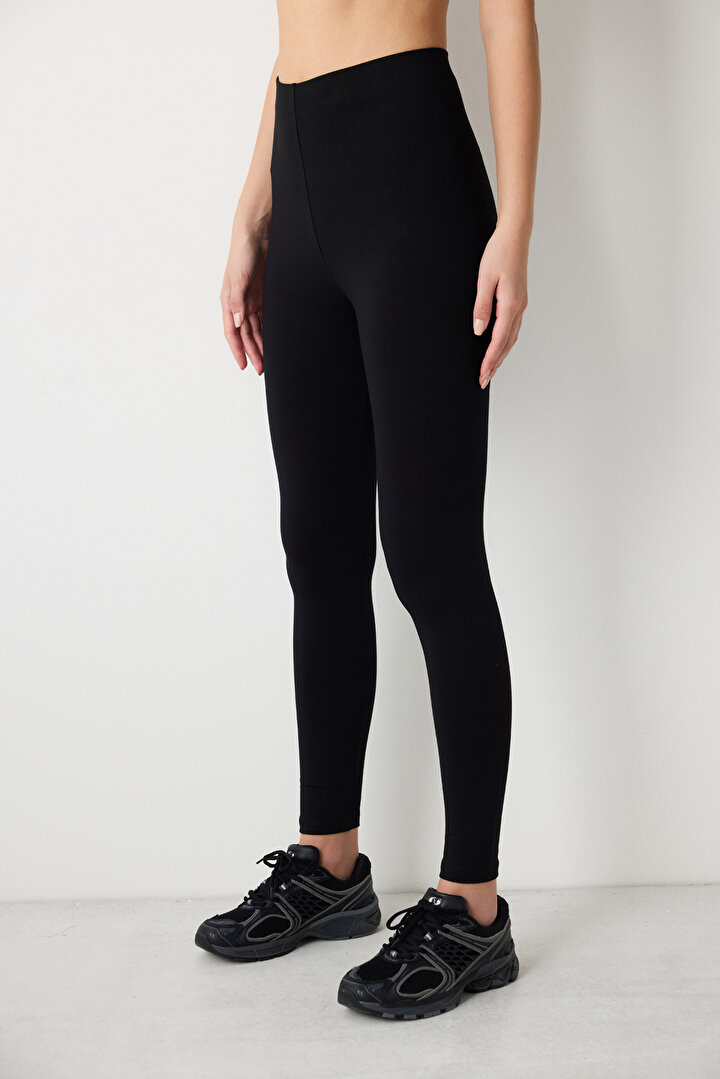 Clean Black Legging - 1