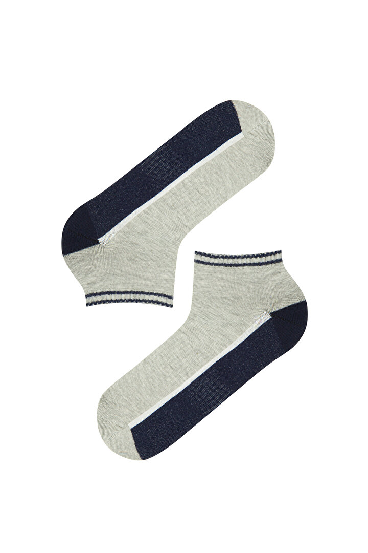 Black E Sporty Stripe 2 In 1 Liner Socks - 2