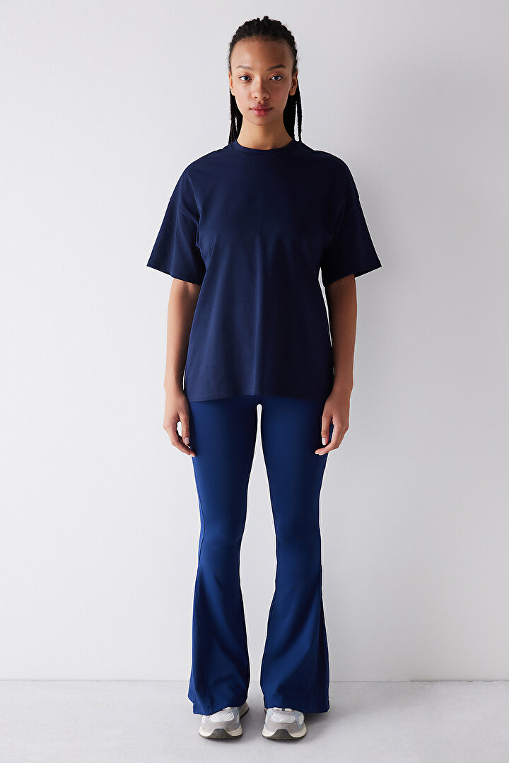 Oversize Navy Blue Tshirt - 2