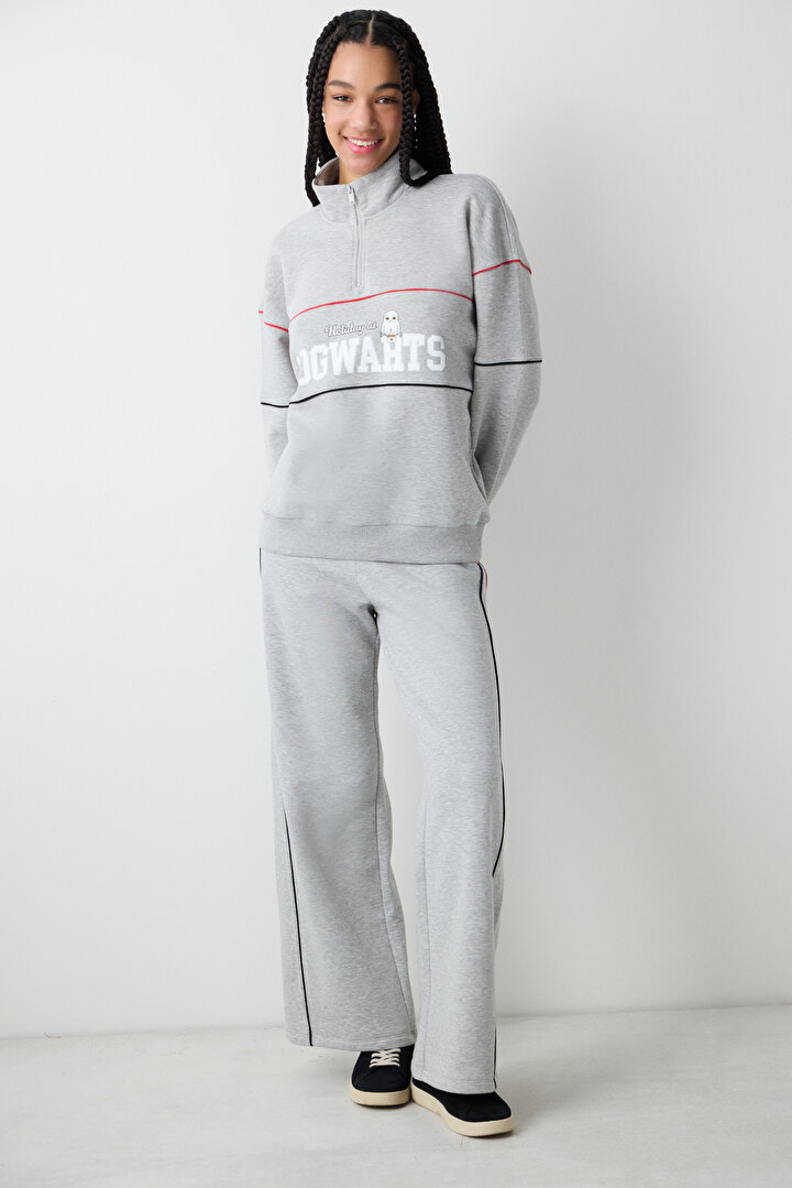 Harry Potter Piping Grey Sweatpants - 2