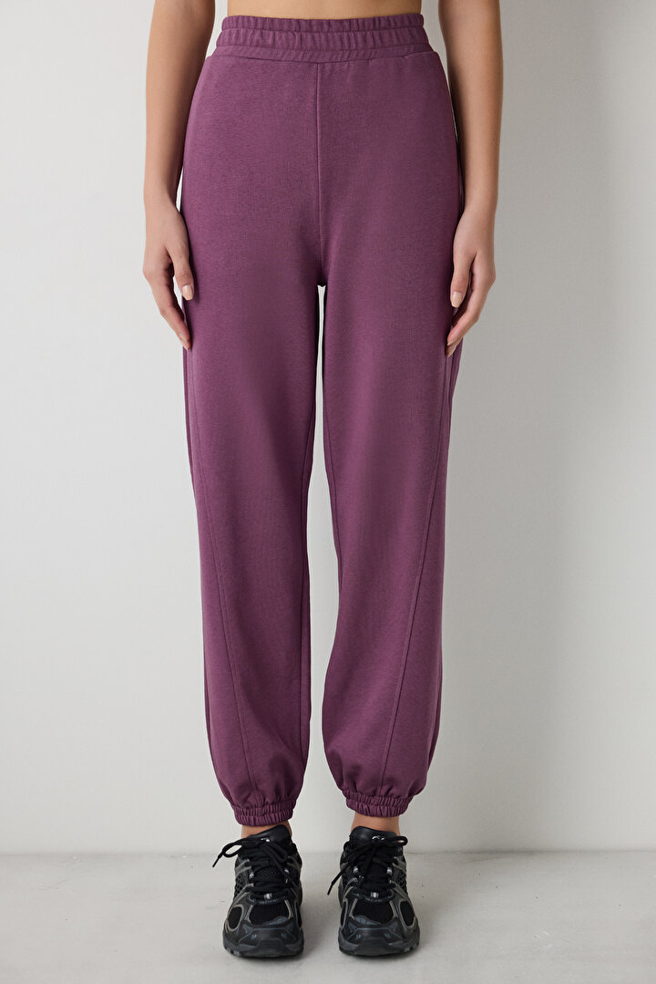 Curvy Stitch Bordo Jogger - 2