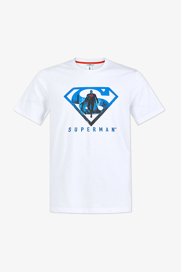 Erkek Renkli Lic-Superman Pijama Takımı - 2