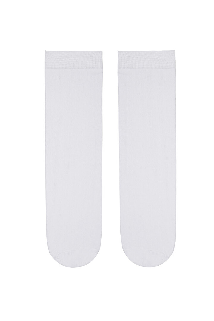Kız Çocuk Topuksuz 2'li Pantolon Çorabı - 1