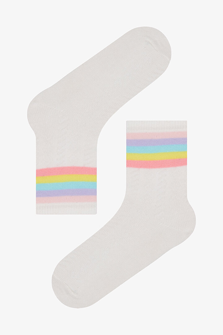 Kız Çocuk Color Unicorn 4lü Soket Çorap - 2