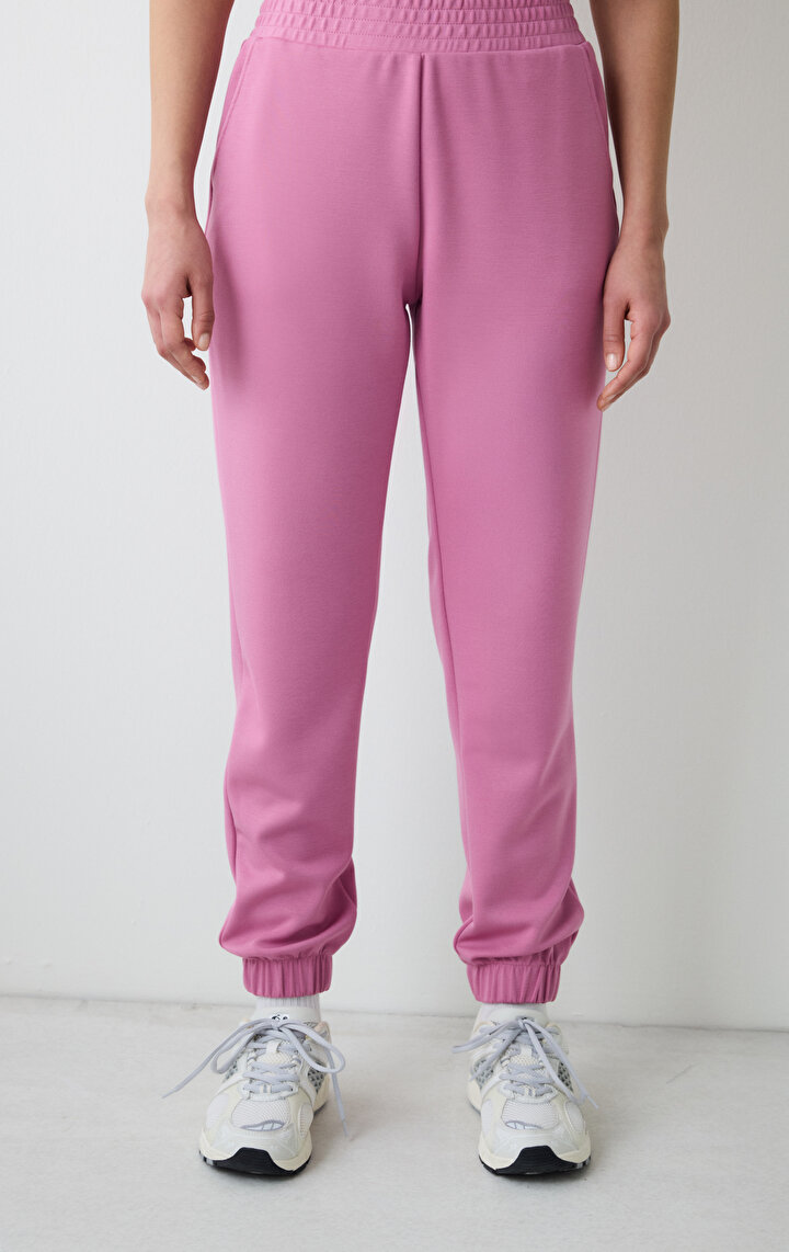 Silky Feel Rose Pink Jogger - 2