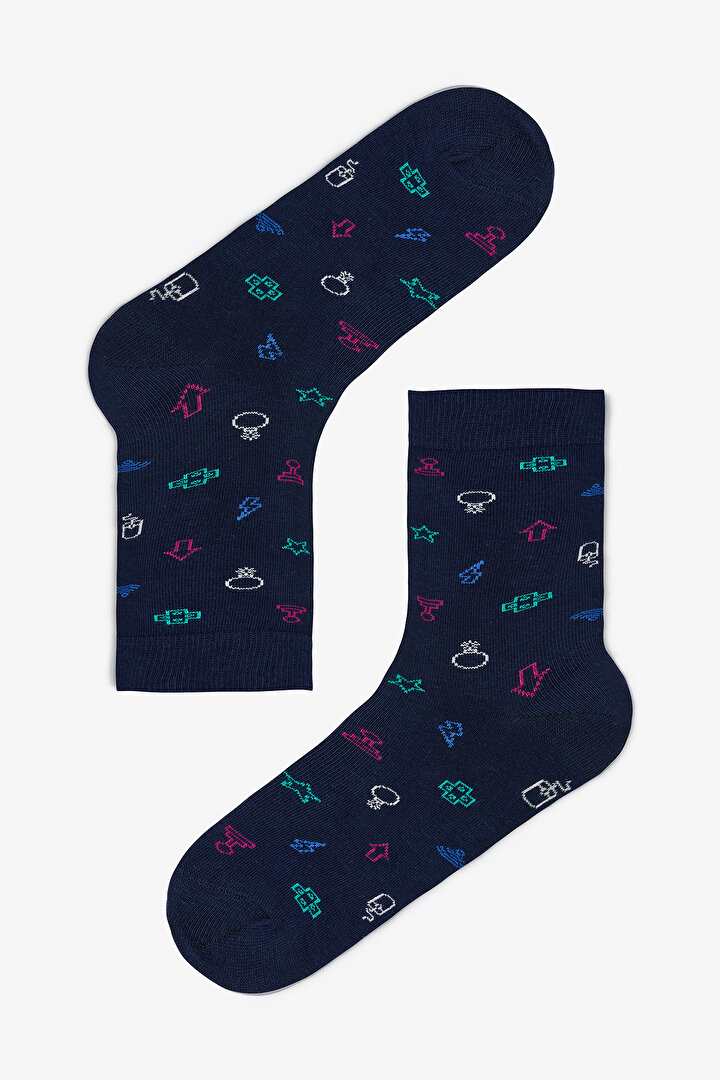 Man Joystick Slogan 2-Pack Socket Socks - 2
