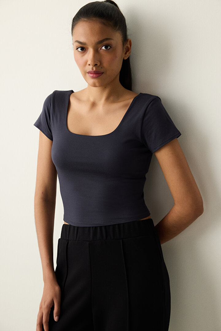 Square Neck Top - 1