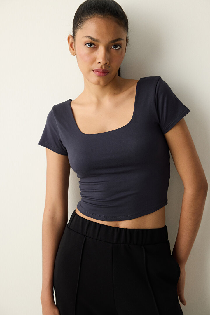 Square Neck Top - 2