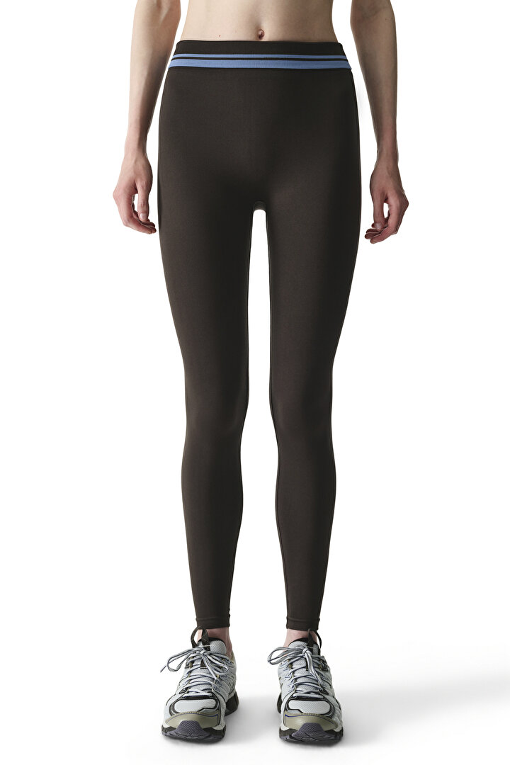 Haki Foldable Dikişsiz Tayt - 2