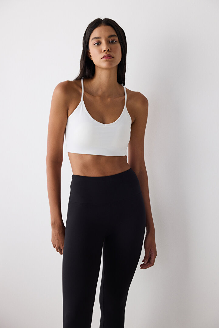 New Light WhiteSports Bra - 1