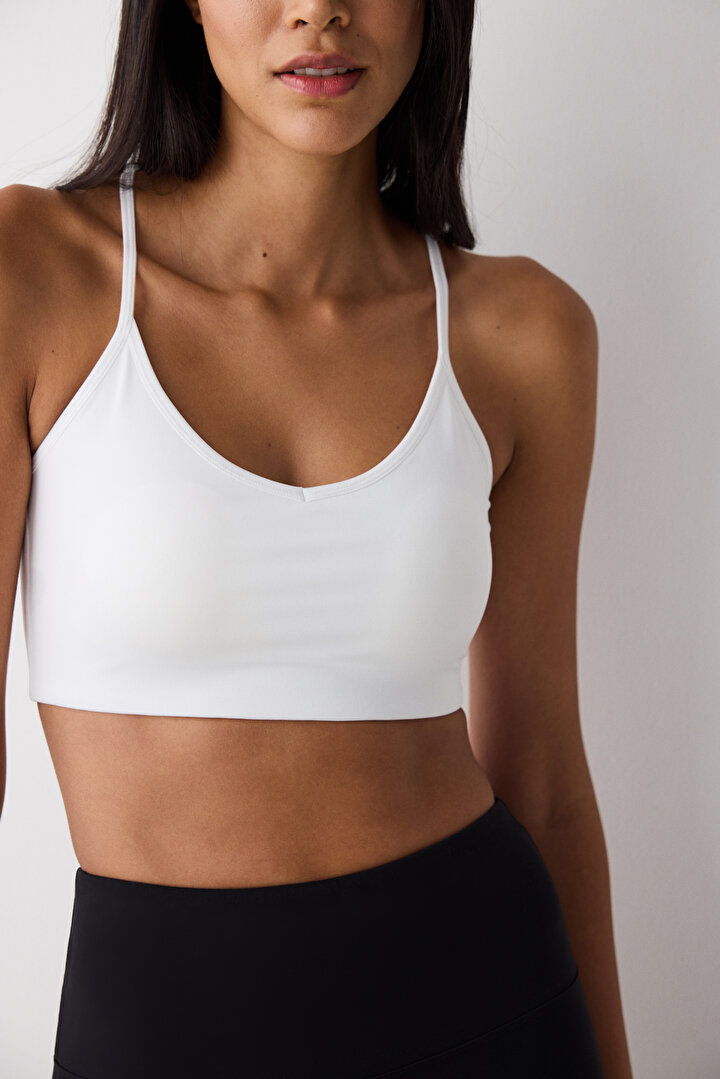 New Light WhiteSports Bra - 2