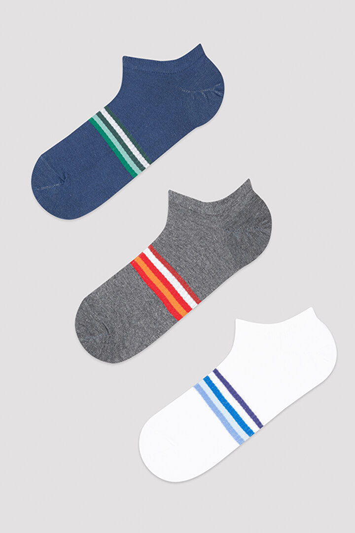 Multi Colour E. Colourful 3in1 Soket Socks - 1