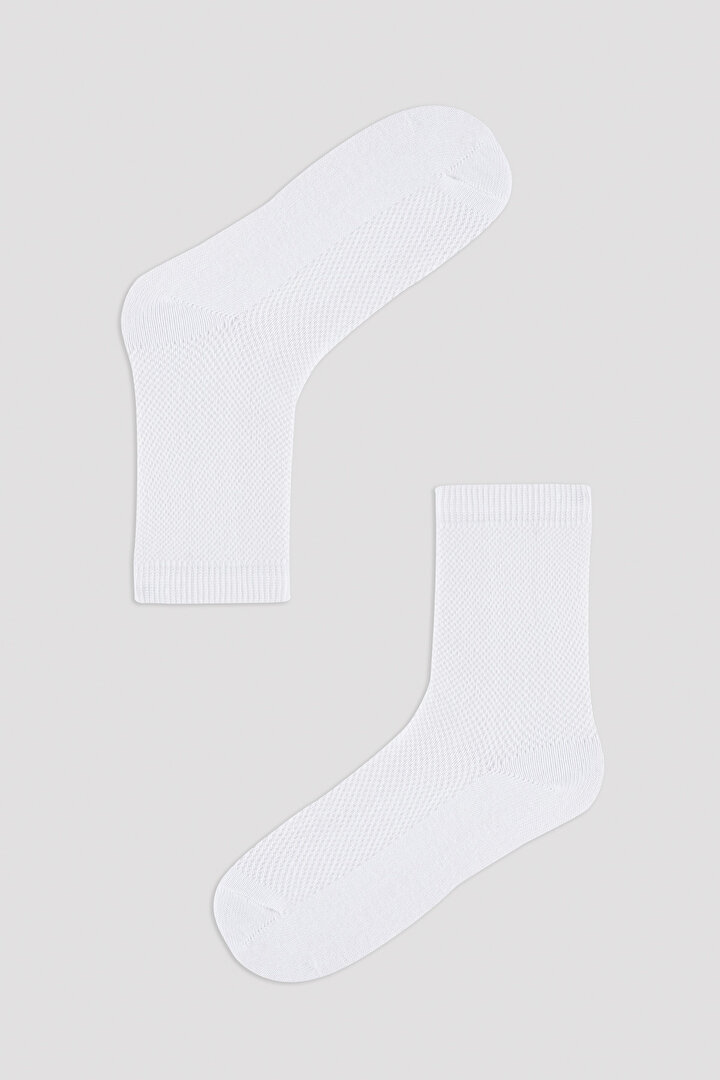 Kız Çocuk Basic Renkli 4lü Soket Çorap - 2