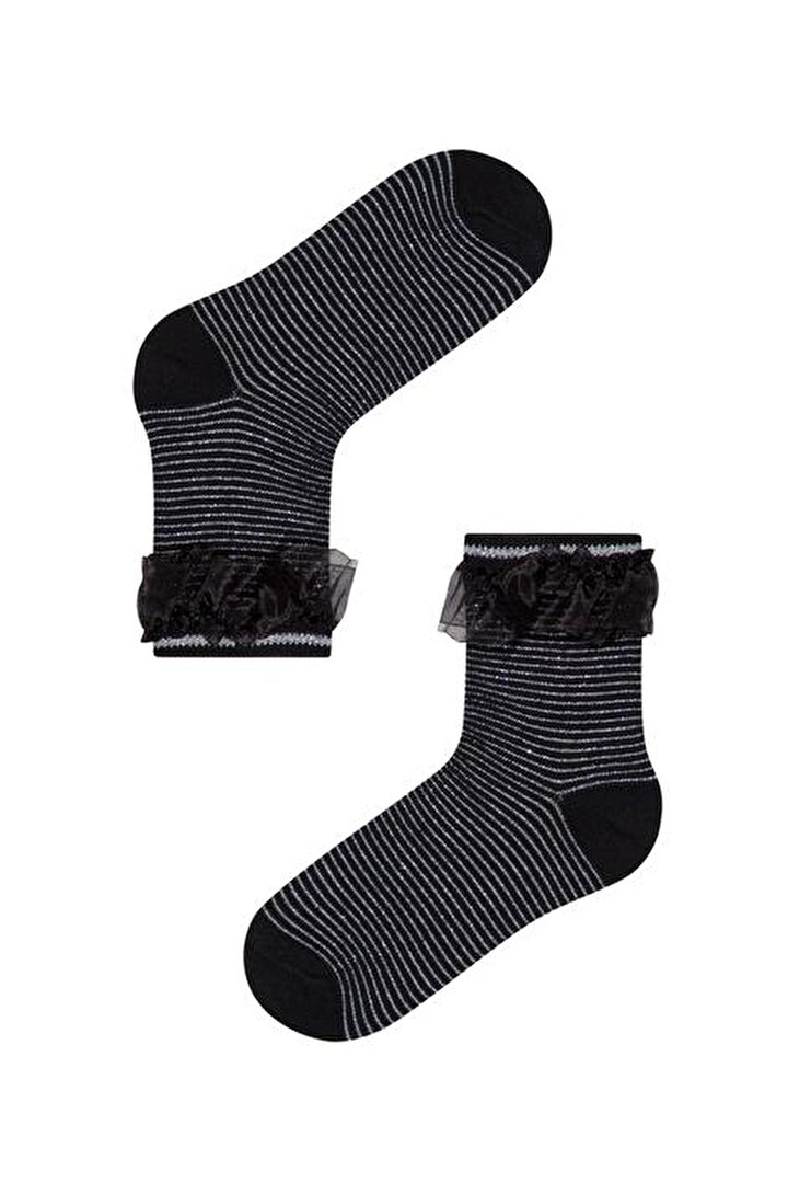Kız Çocuk SimFrill Soket Çorap - 1