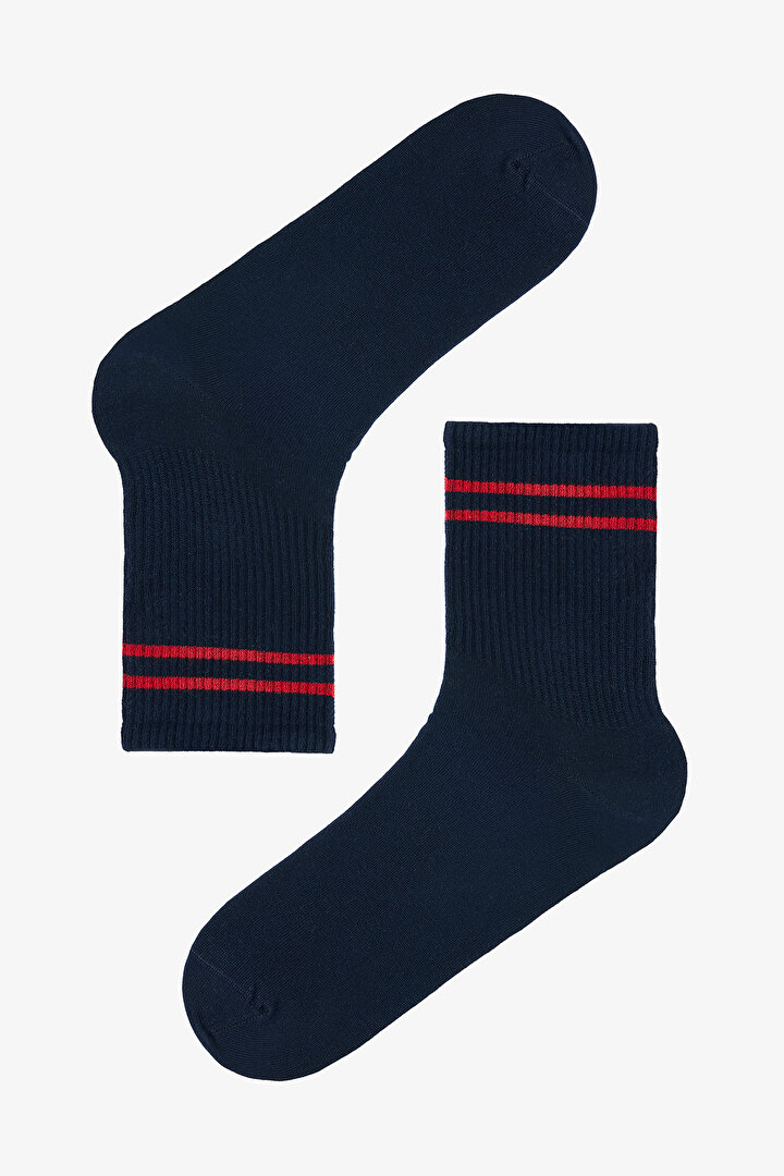 Çok Renkli Erkek Ski 2li Soket Çorap - 2