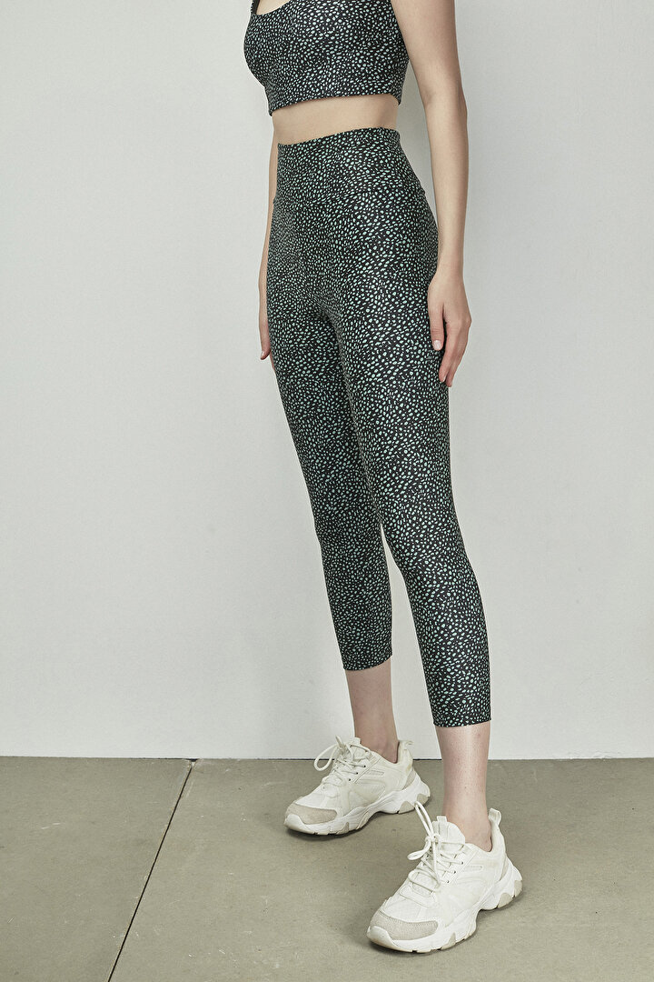 Performer Printed Crop Tayt - 3