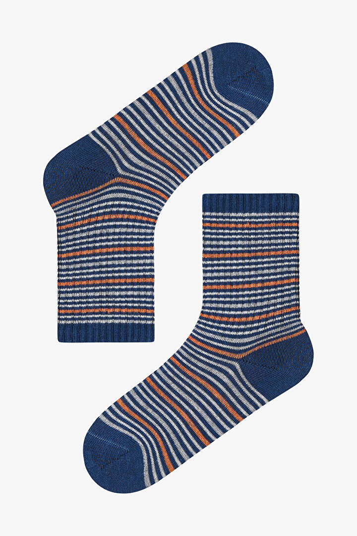 Multicolor Boys Energic Orange 4in1 Tennis Socket Socks - 2