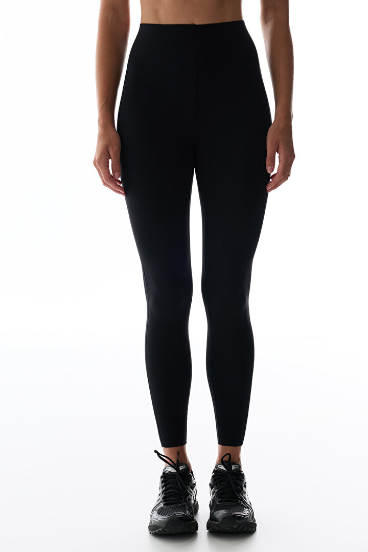 Black New Back Lock Stitch Leggings - 2