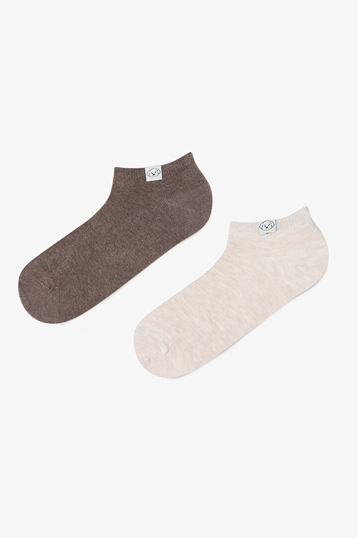 2 Pairs of Cotton Liner Dog Tag Liner Socks - 1