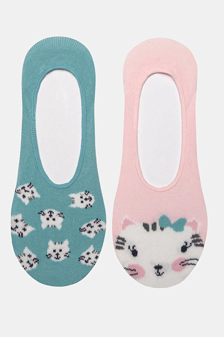 Pretty Cat 2in1 Invisible Socks - 1