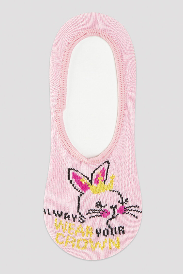 Girls Rabbit No Show Socks - 1