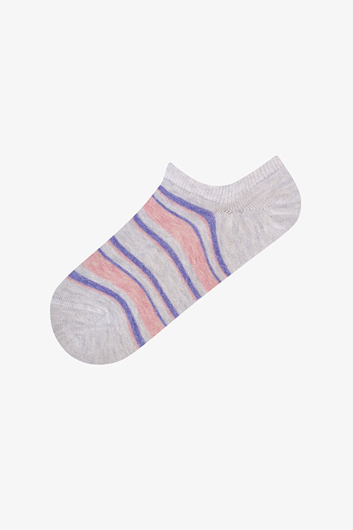 Trendy Pattern 5'li Sneaker Çorabı - 2