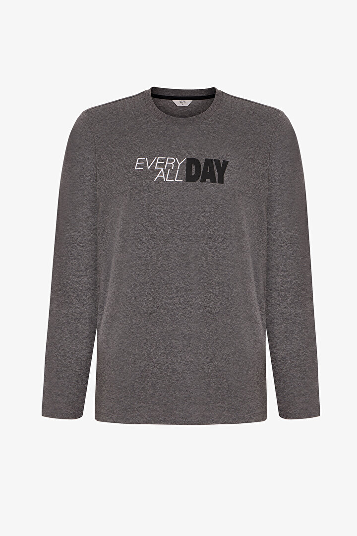 Erkek All Day Ekoseli Pantolon Uzun Kollu Pijama Takımı - 2